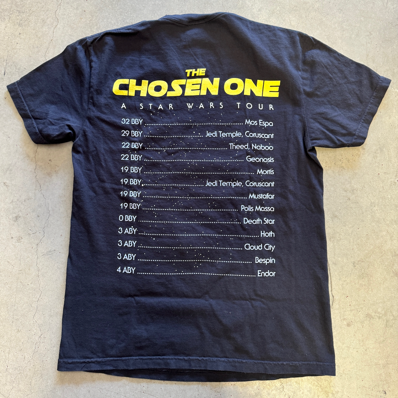 The Chosen One Tour: Comfort Colors